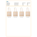 Sac shopping en coton 135 g/m² à anses longues.-Croquis verticaux2