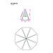 parasol dopplerowski aluminiowy Golf AC-Szkic opisu2