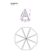 parasol dopplerowski aluminiowy Golf AC-Szkic opisu2