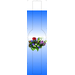 Cubo de Zinc Mezcla de flores de colores-Boceto del stand1