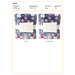 Couverture en polyester de 260 g/m² Michelle-Croquis verticaux1