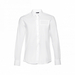 THC PARIS WH. Langärmliges Popeline-Hemd für Herren. Weiße Farbe-Standskizze1