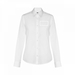 THC PARIS WOMEN WH. Langärmeliges Popeline-Hemd für Frauen. Weiße Farbe-Standskizze1