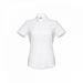 THC LONDON WOMEN WH. Kurzärmeliges Oxford-Hemd für Damen. Weisse Farbe-Standskizze4