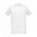 THC BERLIN WH. Kurzärmeliges Herren-Poloshirt. Farbe Weiß-Standskizze3