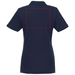 Polo bio recyclé manches courtes femme Beryl-Croquis verticaux5
