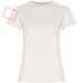 Golden T-Shirt für Damen-Standskizze3