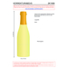 Secco ZERO - Schäumendes Getränk aus alkoholfreiem Wein - Flasche klar-Standskizze1