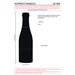 Promo Secco Piccolo - Flasche schwarz matt-Standskizze1