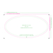 AXOPAD® Coaster AXOTop 850, 19,5 x 10 cm owalny, grubosc 2,4 mm-Szkic opisu1