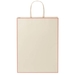 Shopper in carta da 150 g/m2 realizzato con scarti agricoli con manici intrecciati - XXL-Schizzi dello stand1