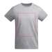 Breda kortärmad T-shirt för herr-ståndskiss12