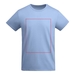 Breda kortärmad T-shirt för herr-ståndskiss6