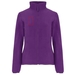 Giacca in pile da donna con cerniera intera Artic-Schizzi dello stand2