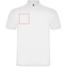Austral koszulka polo unisex z krótkim rękawem-Szkic opisu1