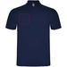 Austral koszulka polo unisex z krótkim rękawem-Szkic opisu2