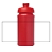 Bouteille de sport Baseline de 500 ml recyclée avec couvercle rabattable-Croquis verticaux1