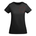 Breda kortärmad T-shirt för dam-ståndskiss3