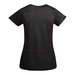 Breda kortärmad T-shirt för dam-ståndskiss9
