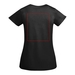 Breda kortärmad T-shirt för dam-ståndskiss18