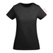 Breda kortärmad T-shirt för dam-ståndskiss12