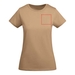 Breda kortärmad T-shirt för dam-ståndskiss5