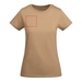 Breda kortärmad T-shirt för dam-ståndskiss12