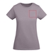 Breda kortärmad T-shirt för dam-ståndskiss2