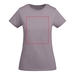 Breda kortärmad T-shirt för dam-ståndskiss16