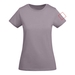 Breda kortärmad T-shirt för dam-ståndskiss11