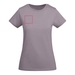 Breda kortärmad T-shirt för dam-ståndskiss5
