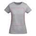 Breda kortärmad T-shirt för dam-ståndskiss19
