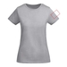 Breda kortärmad T-shirt för dam-ståndskiss9