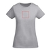 Breda kortärmad T-shirt för dam-ståndskiss4
