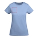 Breda kortärmad T-shirt för dam-ståndskiss10