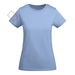 Breda kortärmad T-shirt för dam-ståndskiss6