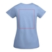 Breda kortärmad T-shirt för dam-ståndskiss5