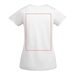 Breda kortärmad T-shirt för dam-ståndskiss13