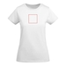 Breda kortärmad T-shirt för dam-ståndskiss16