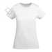 Breda kortärmad T-shirt för dam-ståndskiss4