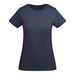 Breda kortärmad T-shirt för dam-ståndskiss10