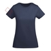 Breda kortärmad T-shirt för dam-ståndskiss4