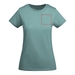 Breda kortärmad T-shirt för dam-ståndskiss4