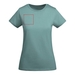 Breda kortärmad T-shirt för dam-ståndskiss6