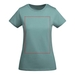 Breda kortärmad T-shirt för dam-ståndskiss8