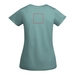 Breda kortärmad T-shirt för dam-ståndskiss9