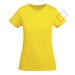 Breda kortärmad T-shirt för dam-ståndskiss6
