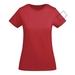 Breda kortärmad T-shirt för dam-ståndskiss6