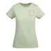 Breda kortärmad T-shirt för dam-ståndskiss8