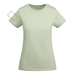 Breda kortärmad T-shirt för dam-ståndskiss6